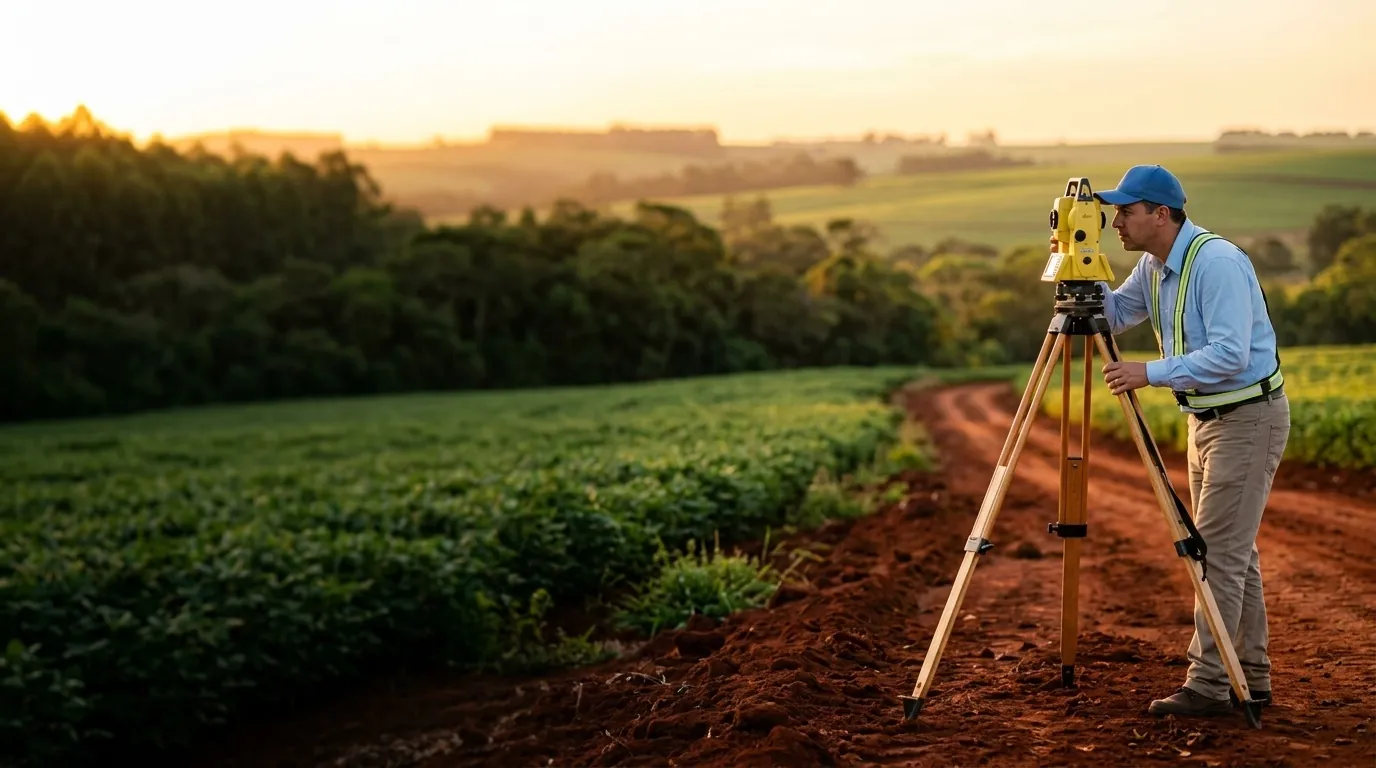 Agrimensura e Levantamento Topográfico — Solo Topografia, Tamarana/PR